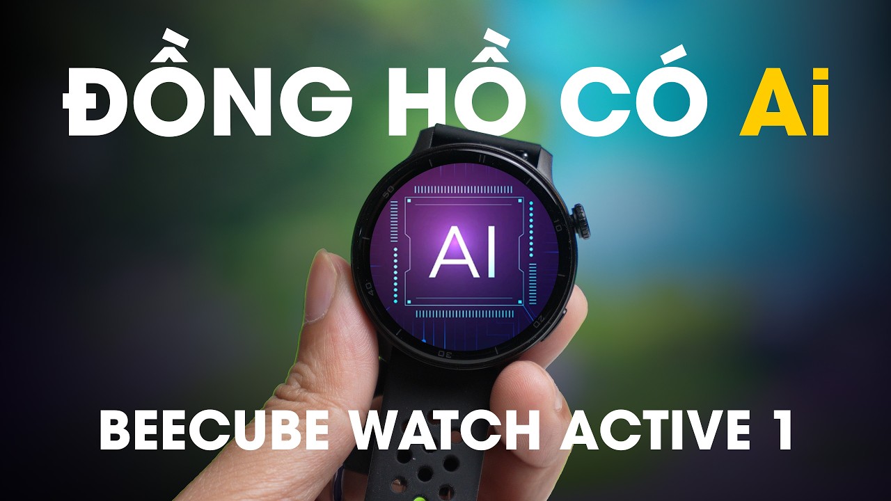 Đồng hồ màn Amoled, có AI mà rẻ thế này không mua thì quá dại - BeeWatch Active 1