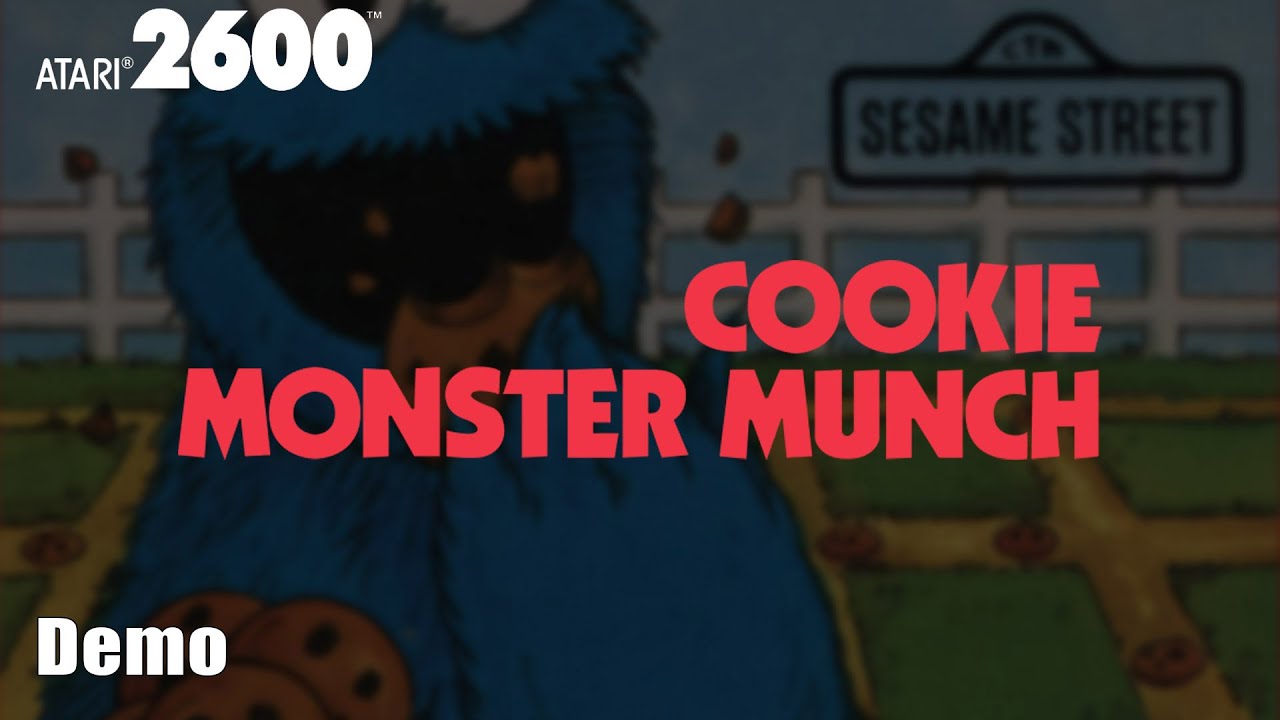 Давайте поиграем в Cookie Monster Munch | Демоверсия | Atari 2600 - NR