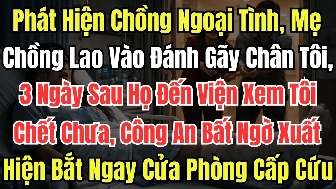 Phát Hiện Chồng Ngoại Tình, Mẹ Chồng Lao Vào Đánh Gãy Chân Tôi, 3 Ngày Sau Họ Đến Viện Xem Tôi Chết