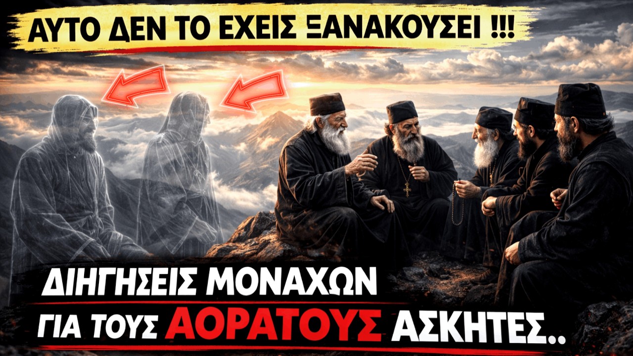 Άκουσε το !! Σπάνια Διήγηση για τους Αόρατους Ερημίτες του Αγίου Όρους