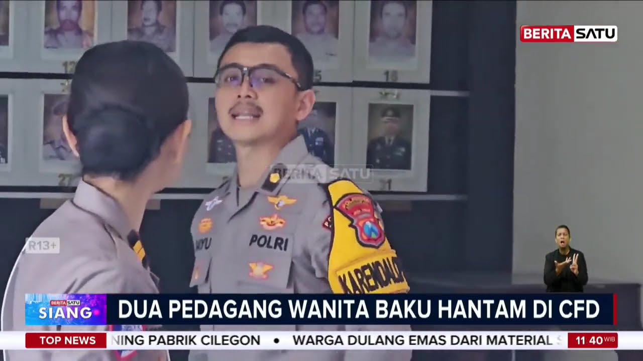 Ricuh di Alun-Alun Sidoarjo: Pedagang Cekcok Saat CFD #beritasatu