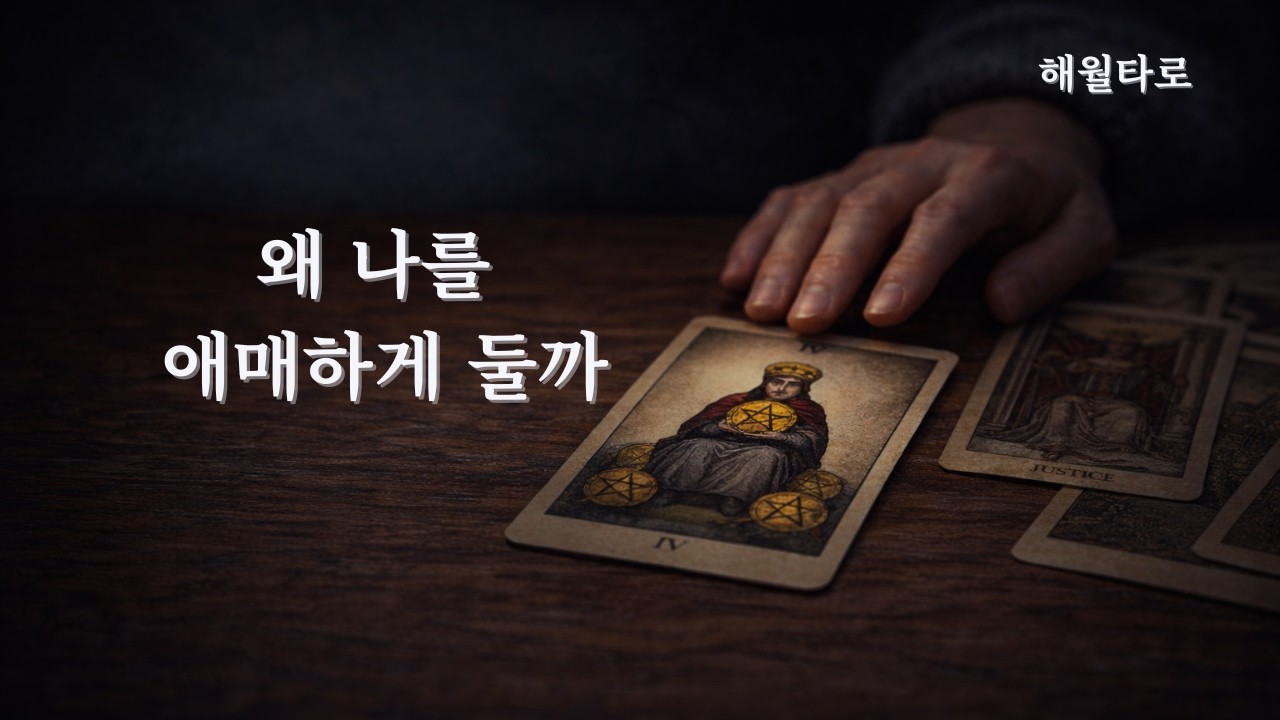 그 사람은 왜 나를 놓지 않으면서도 선택하지 않을까