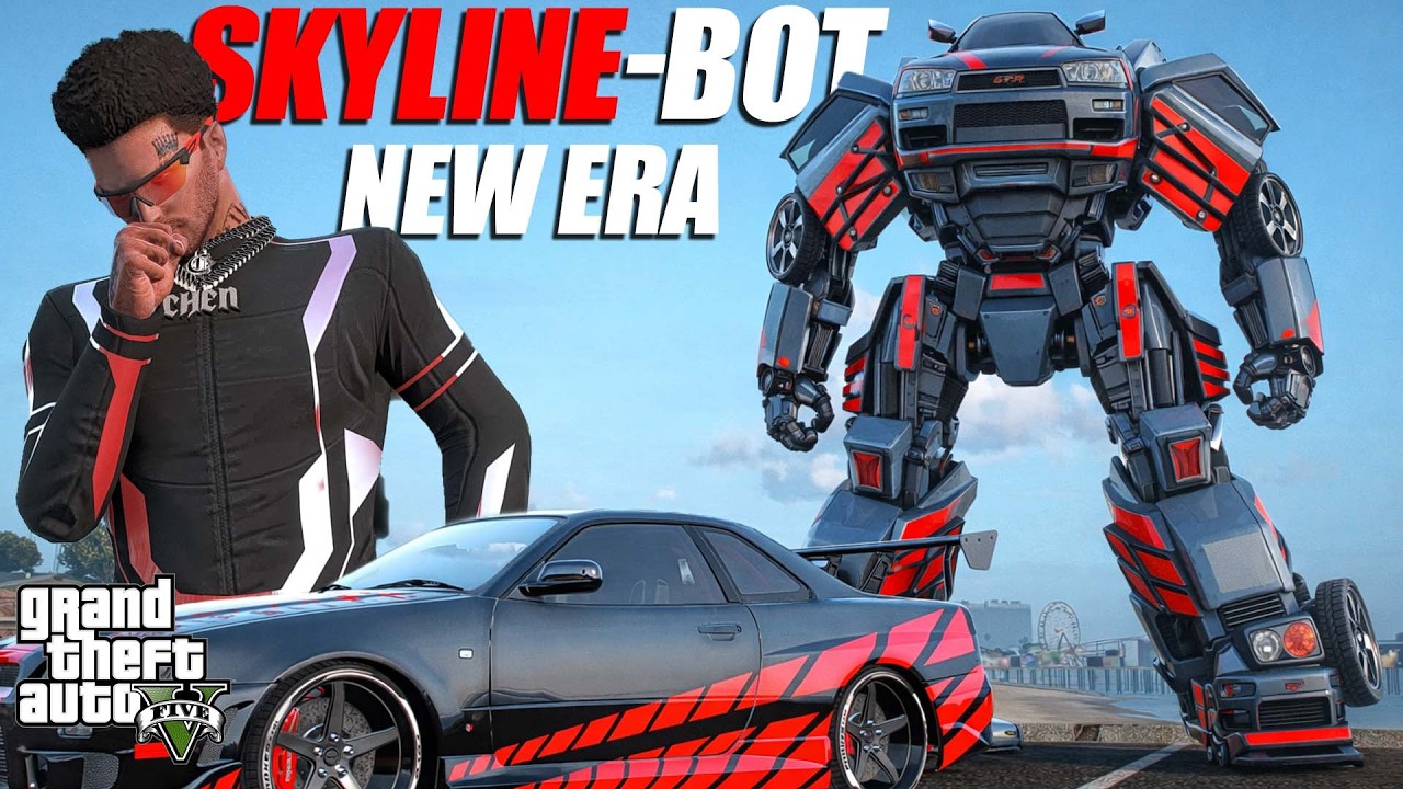 ROBOT SKYLINE AKAN MENJADI ROBOT TERKUAT DI ERA BARU INI!!! -GTA V ROLEPLAY