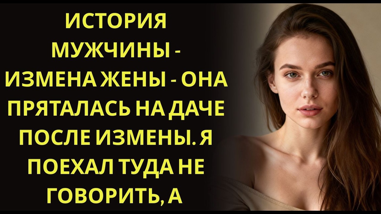 История мужчины   Измена Жены   Она пряталась на даче после измены  Я поехал туда не говорить, а