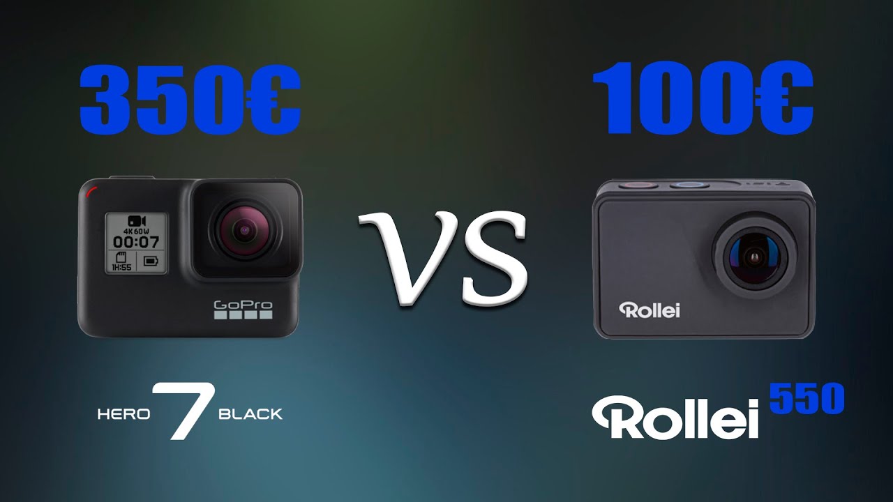 GoPro Hero7 Black VS Rollei 550 Touch (RU/ENG)