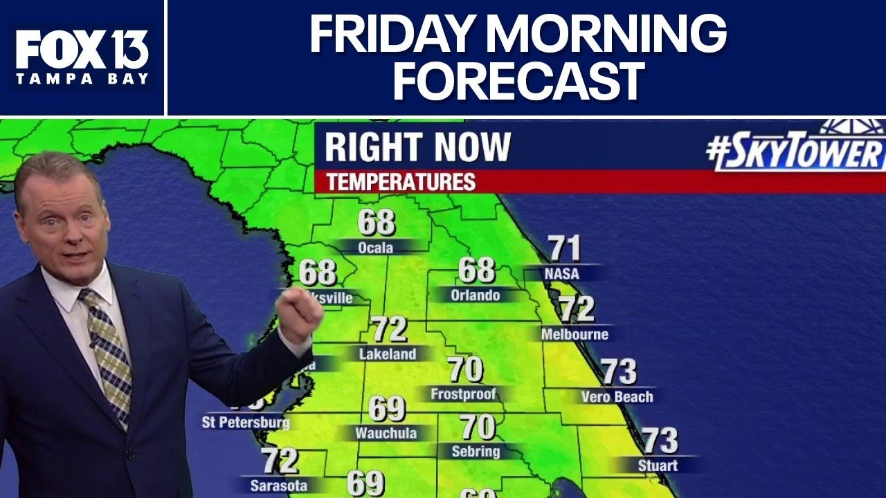 Tampa weather | Friday morning forecast