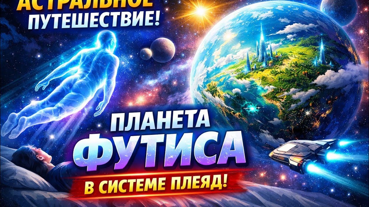 Астральное путешествие на Плеяды. Планета Футиса. 