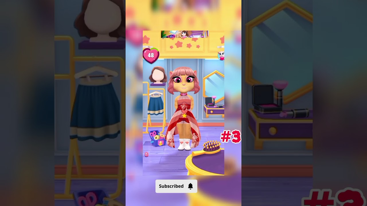 Myangela2 new makeover #gameplay #mytalkingangela #games