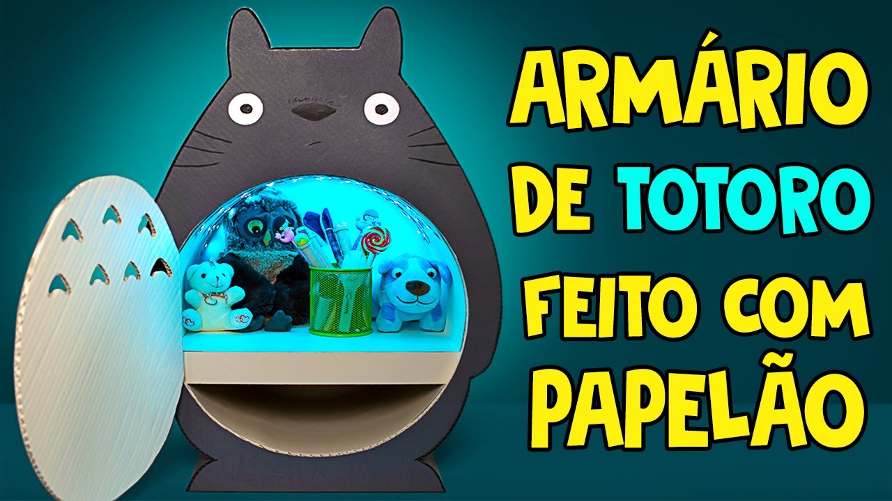 Jeito Fácil de Transformar Papelão em um Armário de Totoro