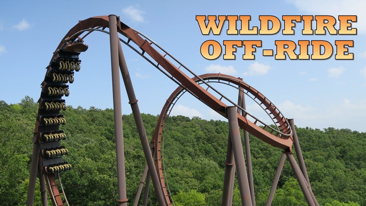 Wildfire Off-Ride Footage, Silver Dollar City B&M Sit-Down Looping Coaster | Non-Copyright