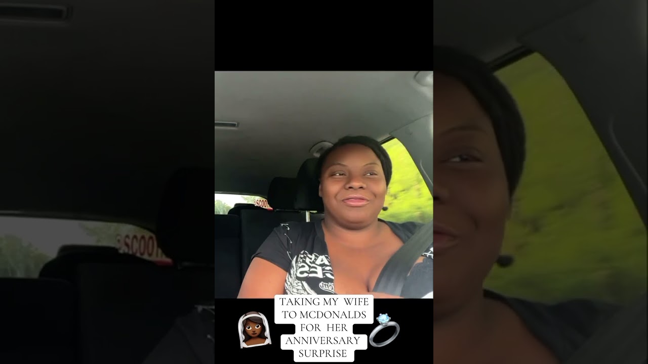 Taking my wife to McDonald&rsquo;s for our anniversary dinner prank🤣 #marriedlife #comedy #viral