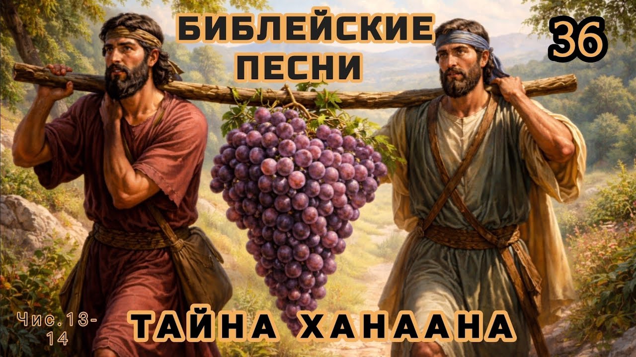 36. ТАЙНА ХАНААНА. #БИБЛИЯ #МУЗЫКА #МОИСЕЙ #КНИГА ЧИСЛ.