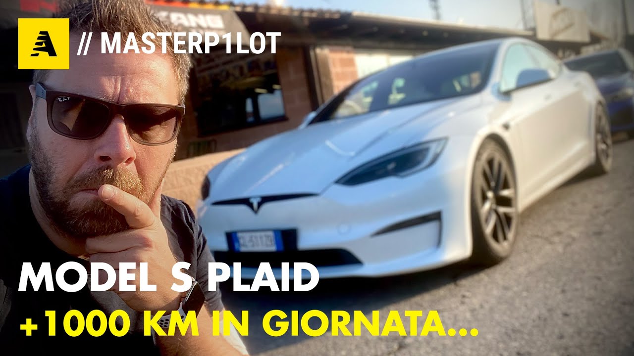 1000 km con l’ELETTRICA in giornata | Con Tesla Model S PLAID si può (QUASI) fare!