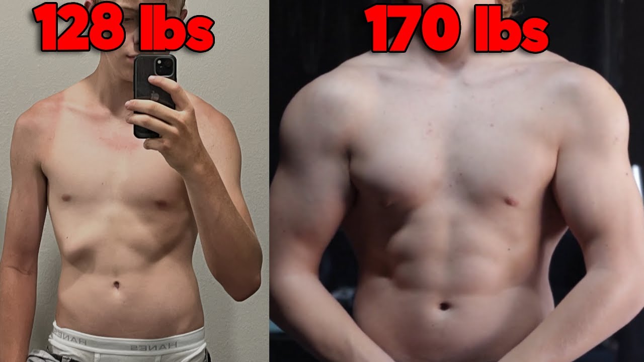 2 Year Bulking Transformation 15-17 (40+lbs)