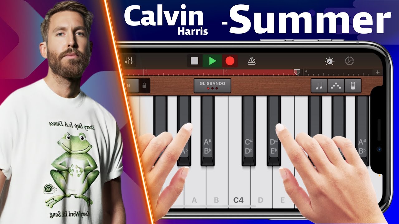 Calvin Harris - Summer on iPhone (GarageBand)