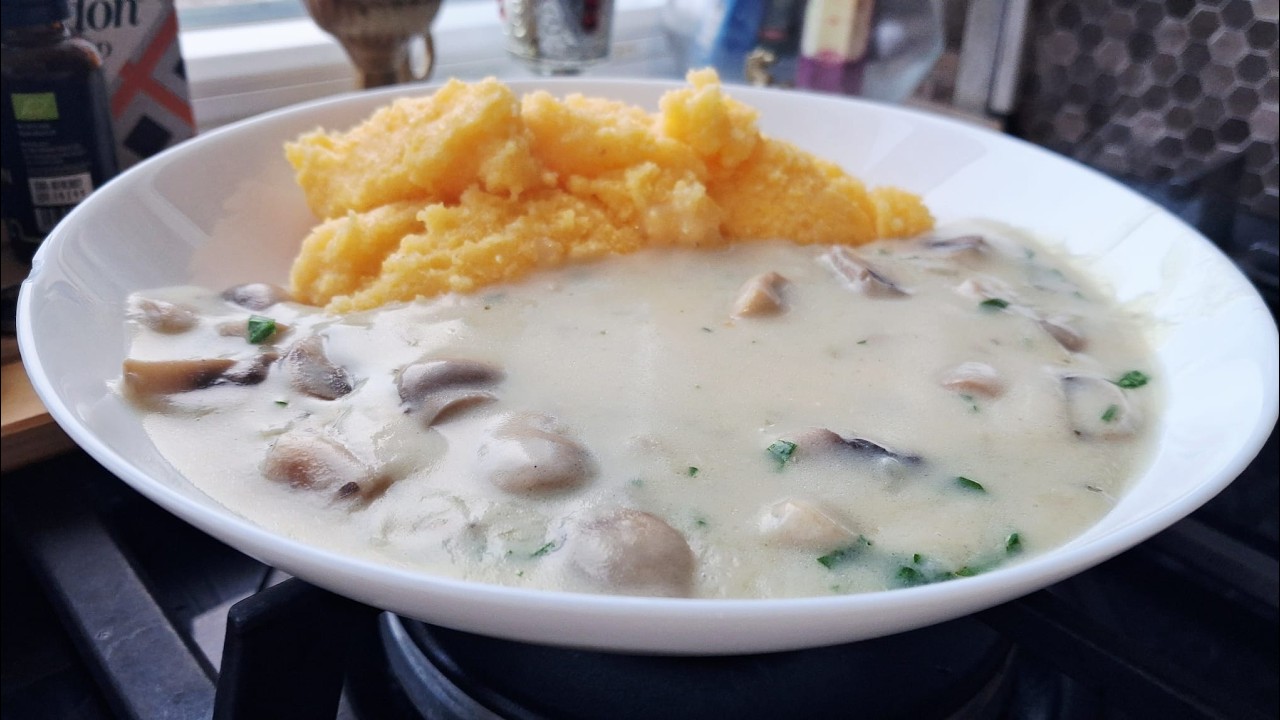 🍄 Ciulama de ciuperci – cremoasă, aromată și gata rapid!