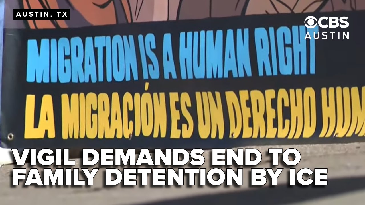 LIVE: Austin vigil demands end to family detention in solidarity with children inside ICE facility