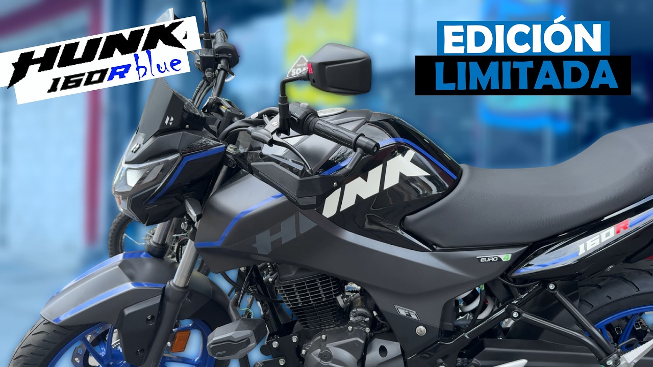 Hero HUNK 160R Blue | Edición exclusiva