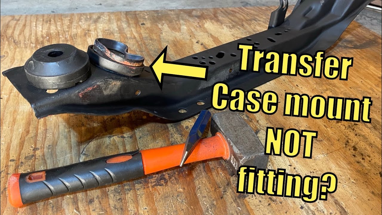 Willys Jeep Transfer Case mount (snubber) NOT fitting on crossmember
