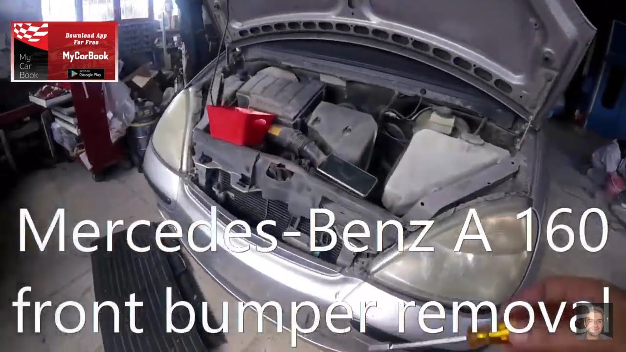 Mercedes-Benz A 160  front bumper removal  (W168; 1997-2004)