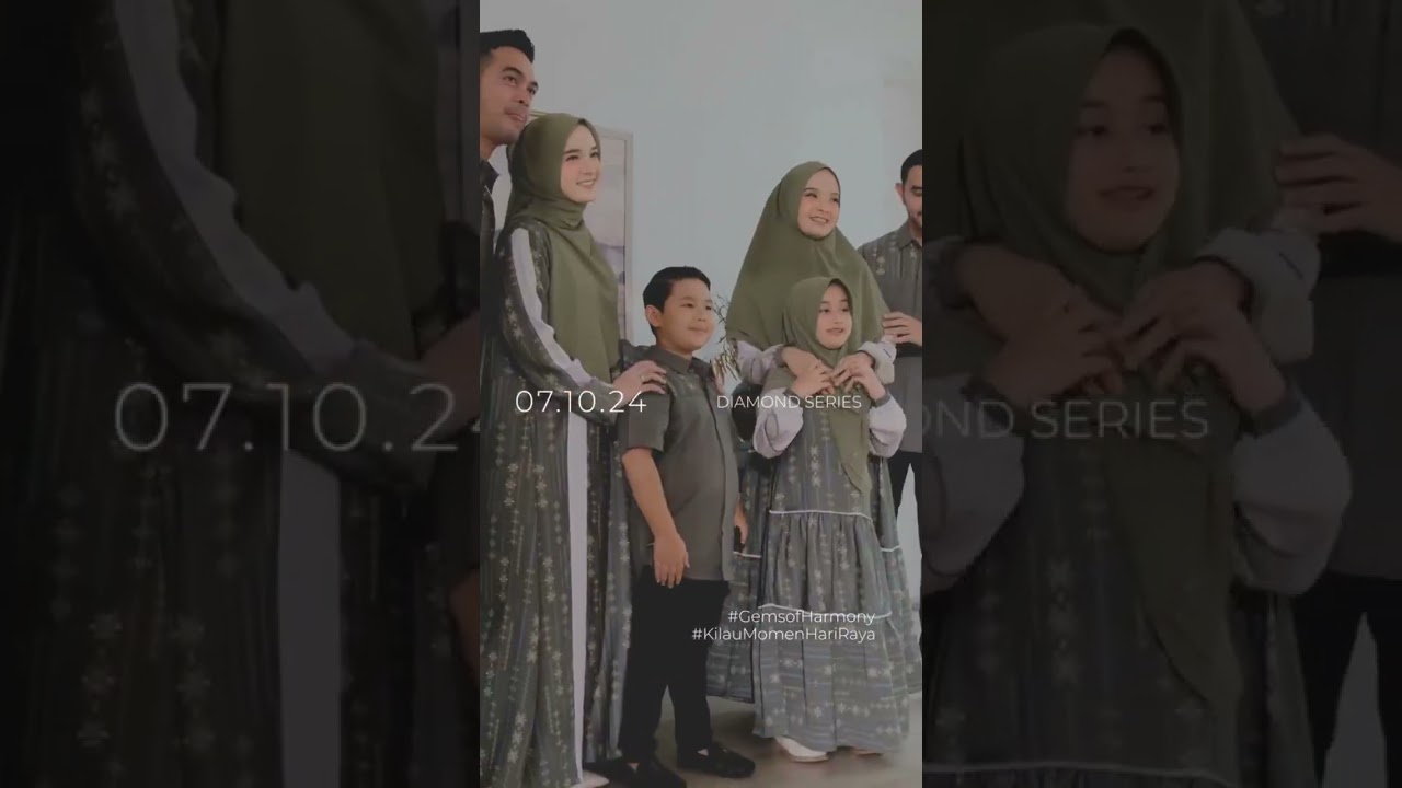 Sarimbit Yasmeera 2025 Gems Of Harmony Baju Couple Keluarga 2025 Sarimbit Keluarga Lebaran Premium