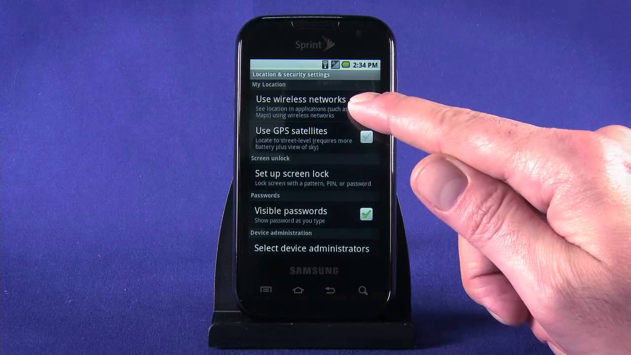 Connecting to Wi-Fi, signing in and setting up voice mail
