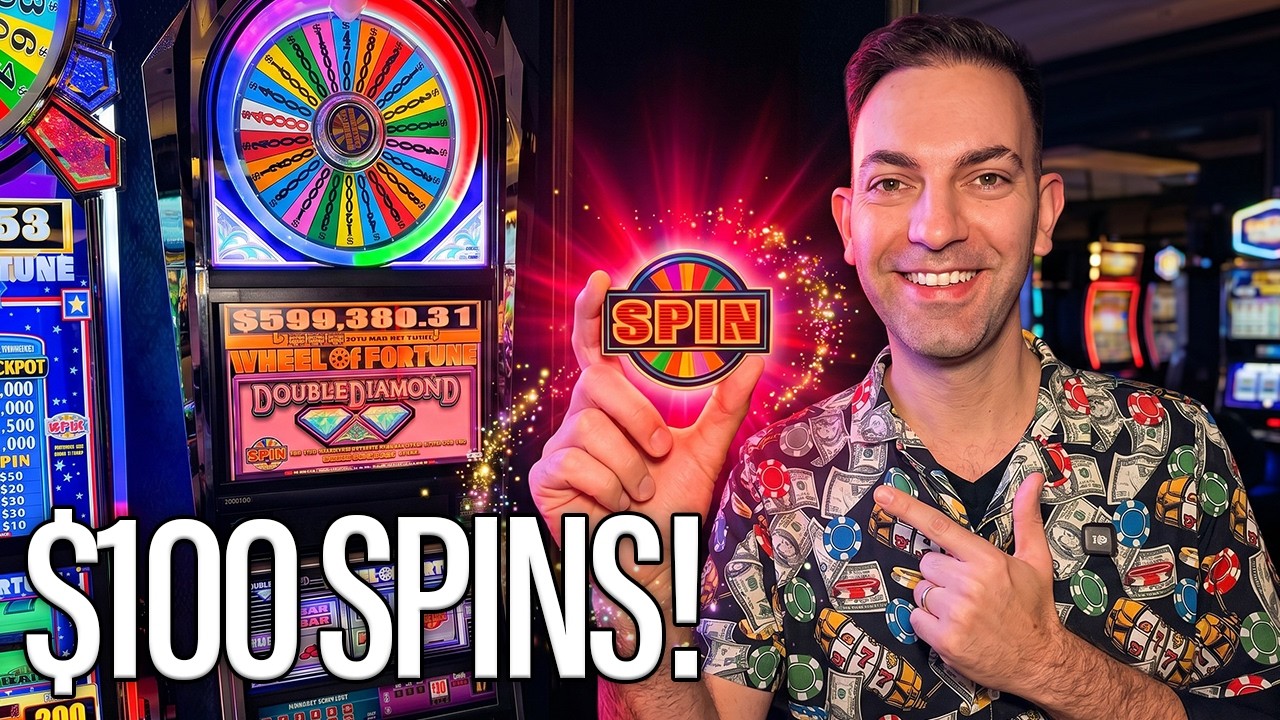 30 минут игры в Wheel of Fortune по $100