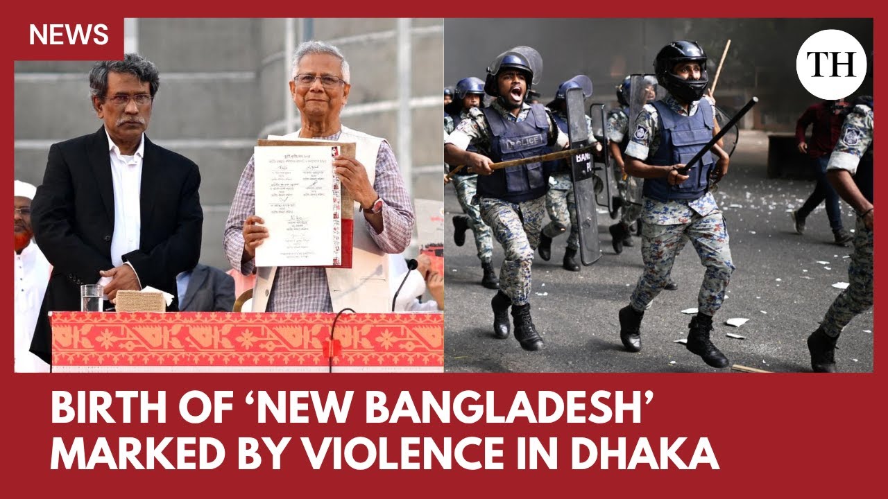 Violence erupts in Dhaka as interim government unveils July charter