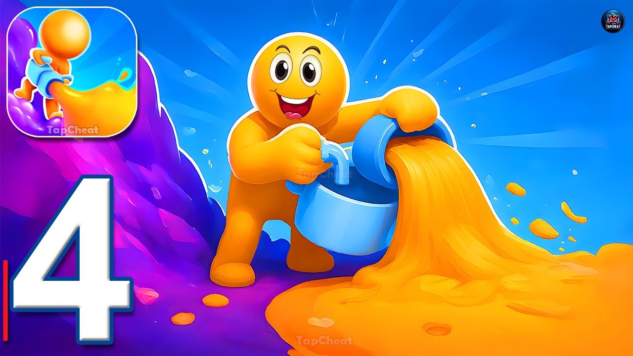 Dye Hard - Color War - Gameplay Walkthrough Part 4 - New 2025 Update (Android, iOS)