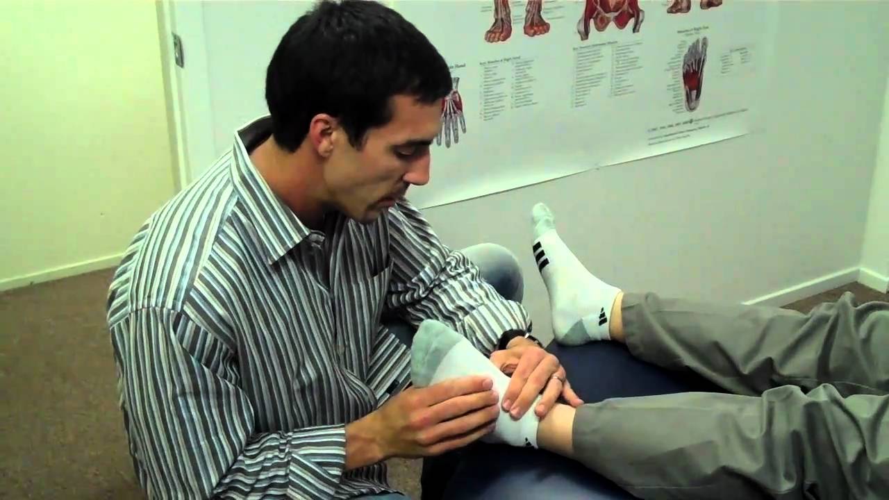 Dr. Jason Worrall-Chiropractic Foot Adjustment