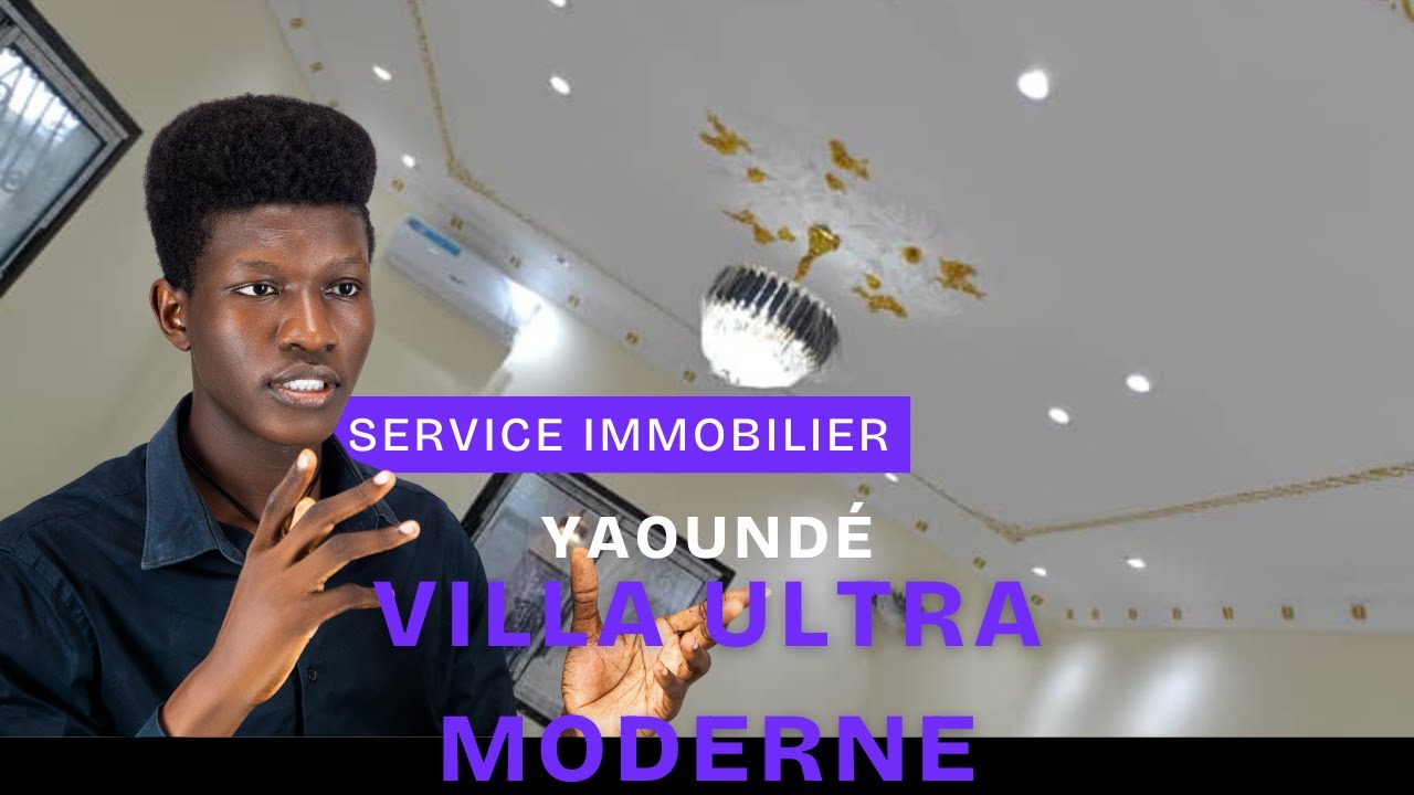 CAMEROUN YAOUNDE NYOM APRES MESSASSI MAGNIFIQUE VILLA ULTRA MODERNE A VENDRE