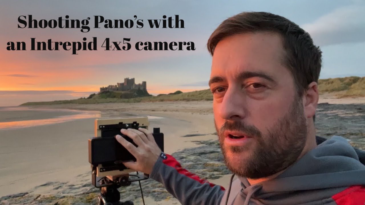 Bamburgh Castle, with an Intrepid 4x5 Camera