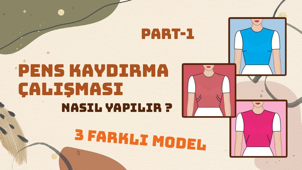 Sizi Geliştirecek 3 Farklı Pens Kaydırma Çalışması PART-1 || Modelistlik Dersleri
