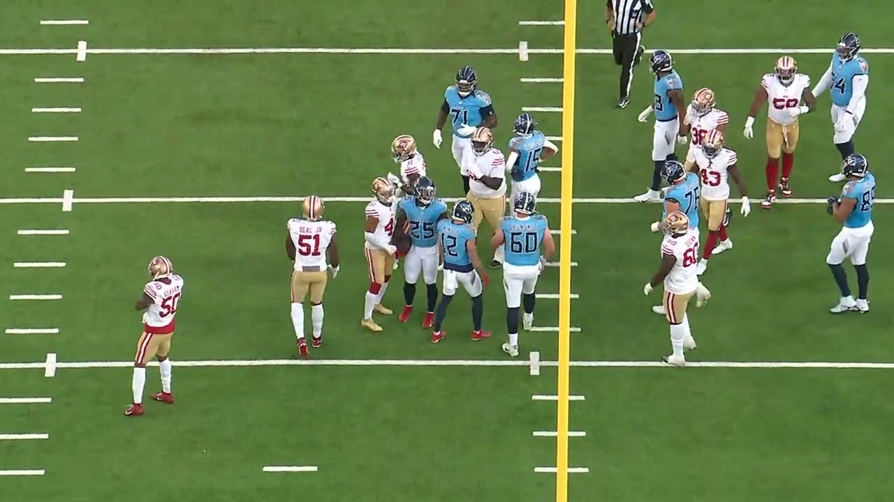 49ers Curtis Robinson vs TEN