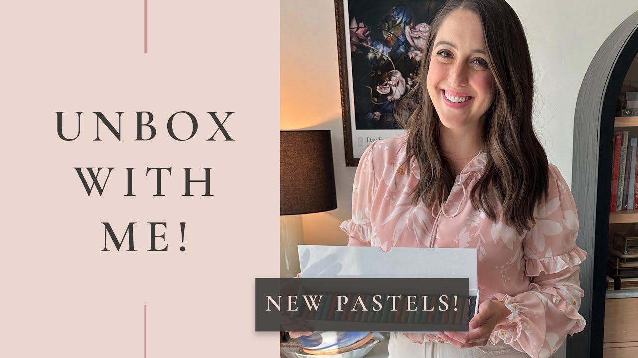 Art Supply Unboxing! Open a new set of pastels with me.