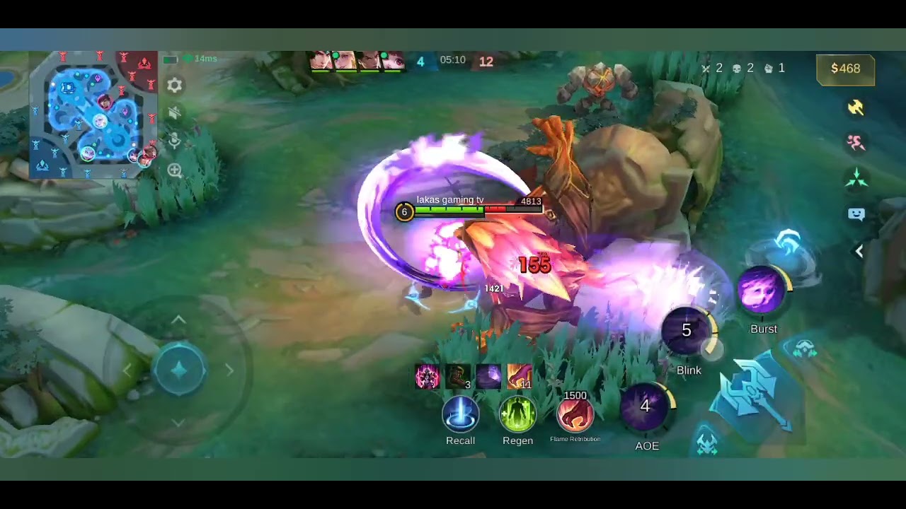 K.o.f , orochi Chris on classic (Mobile legend bang bang)