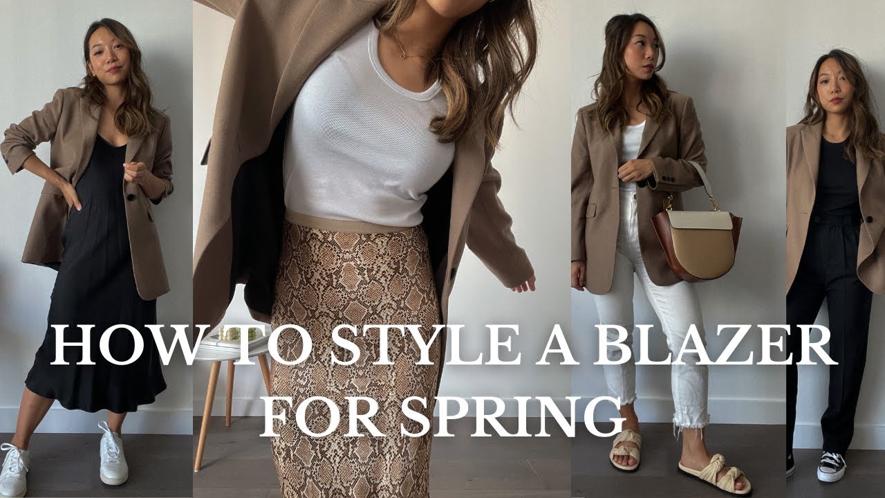 HOW TO STYLE A BLAZER | Spring Capsule Wardrobe 2021 | The Curated Emma Hill Blazer
