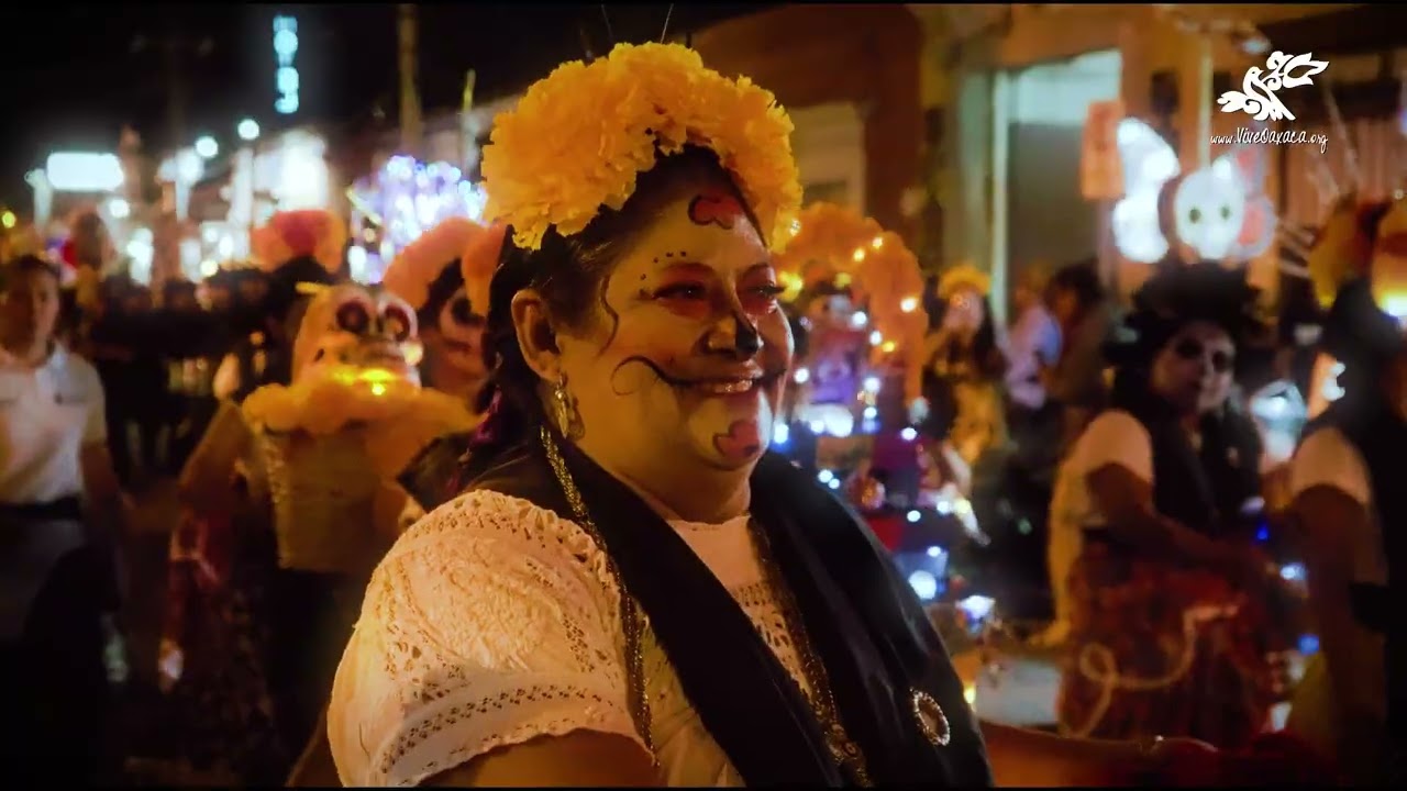 Recorrido de la Muertada 2025 de las Chinas en Oaxaca