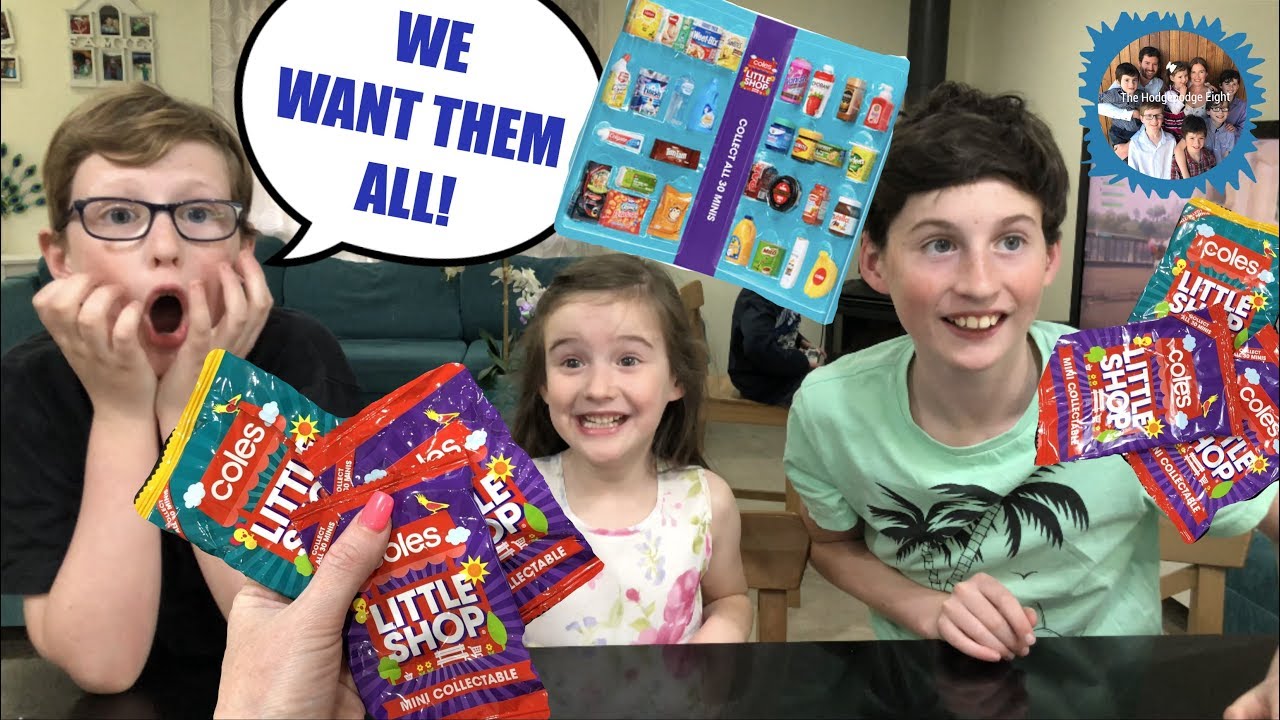 COLES LITTLE SHOP MINI COLLECTABLES - THE KIDS ARE GOING NUTS - THEY ARE JUST TOO CUTE!