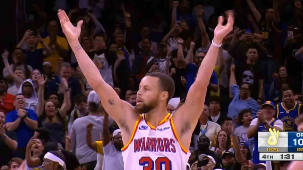 Stephen Curry hits 12 THREES and scores 56 points vs Magic