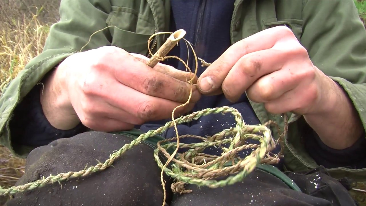SURVIVAL WISSEN:  Angel aus Naturmaterialien bauen bushcraft survival style