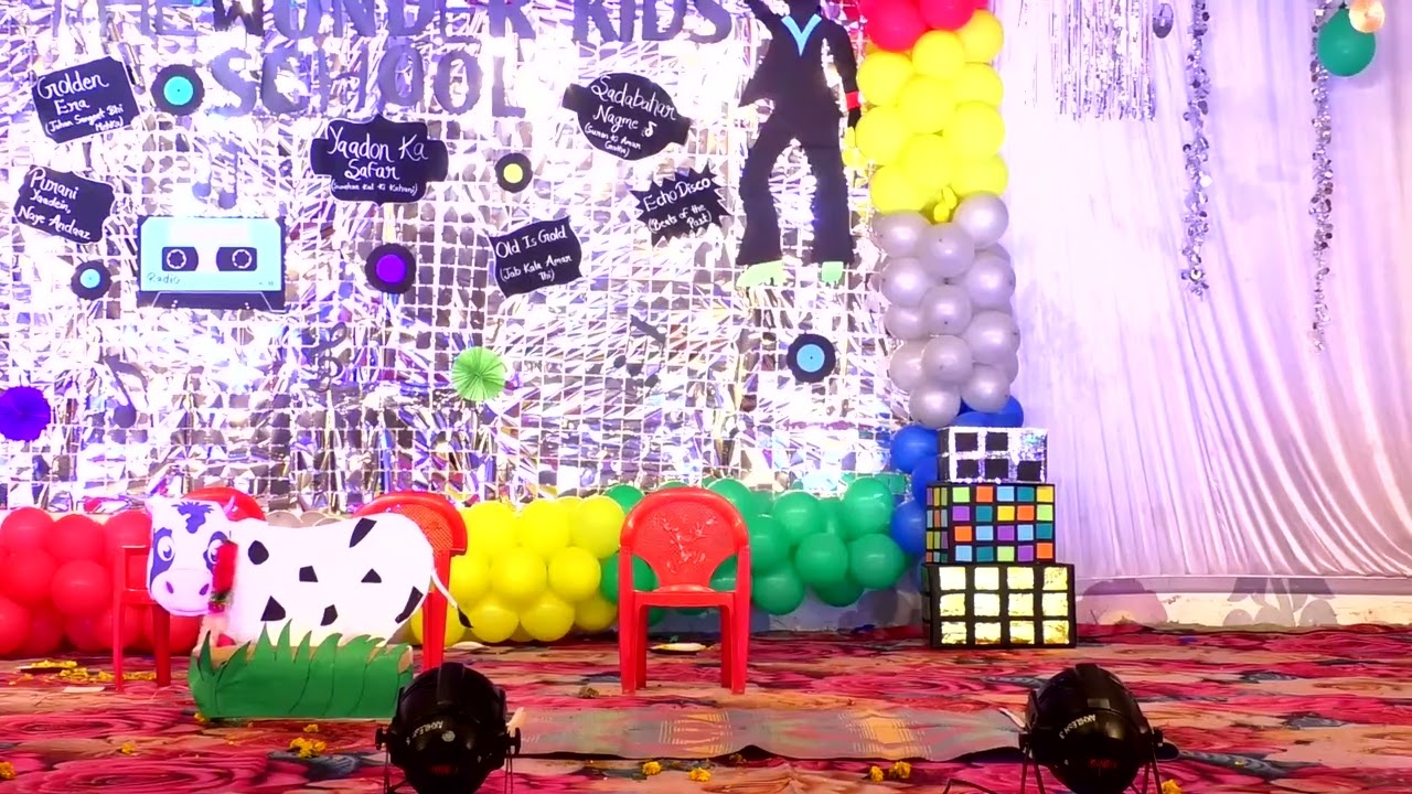 11th program The Wonder kids play school