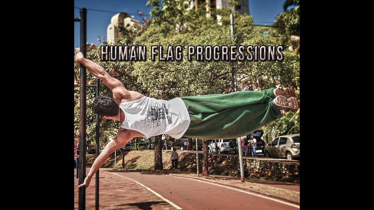 Human Flag Progressions - BH Bars (Tutorial)