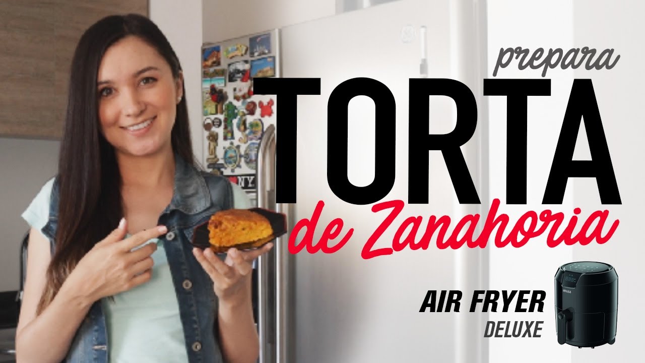 Cómo hacer LA TORTA DE ZANAHORIA MÁS DELICIOSA en #Airfryer | Recetas Fáciles