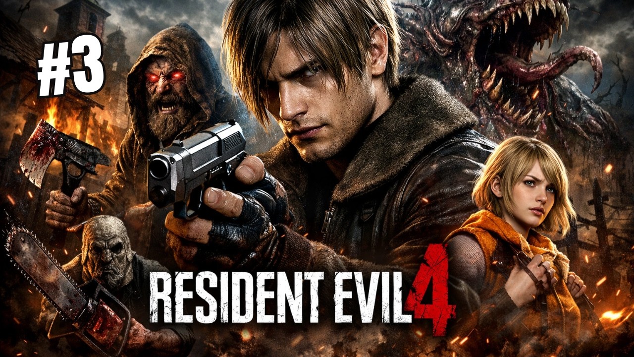 AO VIVO 🔴 RESIDENT EVIL 4 – MODO HISTÓRIA DO ZERO! SOBREVIVO OU MORRO? FINAL?😱🔥