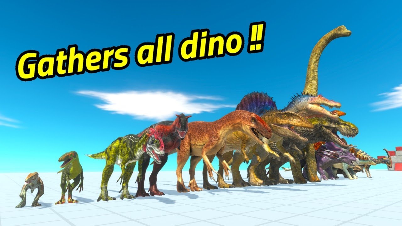 All dinosaurs vs every factions animal revolt battle simulator