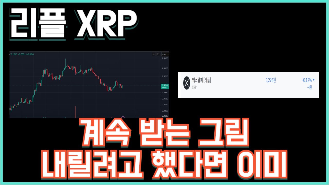 리플 XRP 계속 받는 그림 내릴려고 했다면 이미