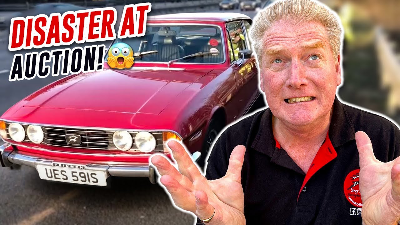 DISASTER Strikes! Collecting the Triumph Stag from Auction | 'Arry The Stag Restoration