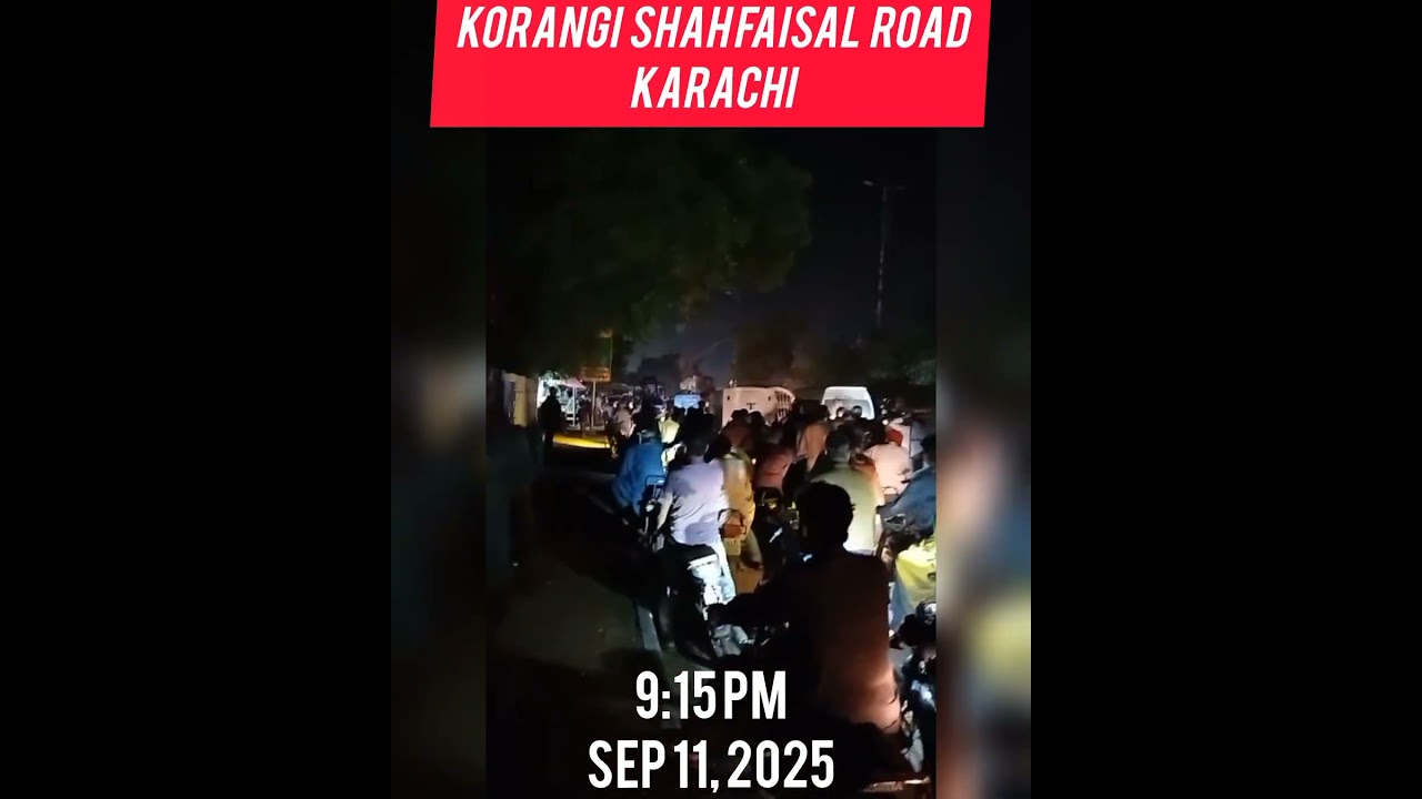 Traffic congestion reported at Korangi Shah Faisal Road. #Alertistan | #Karachi #TrafficAlert