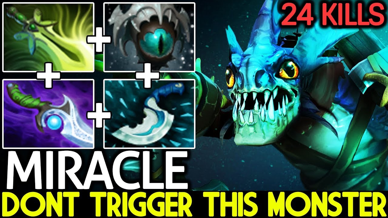 Miracle- [Slark] Dont Trigger This Monster 24 Kills No Mercy 7.22 Dota 2